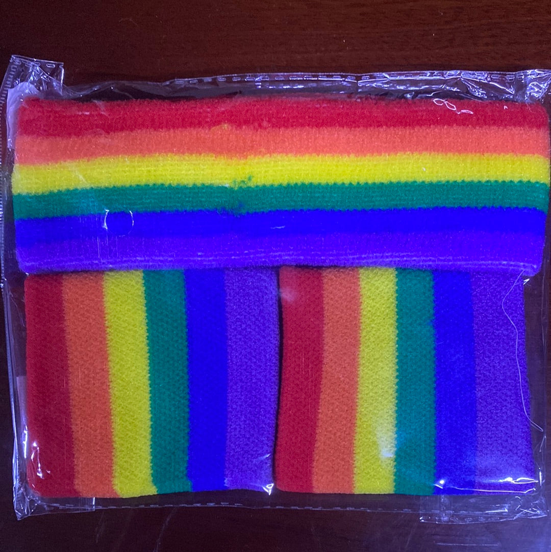 Sweatbands - Multicoloured Stripes