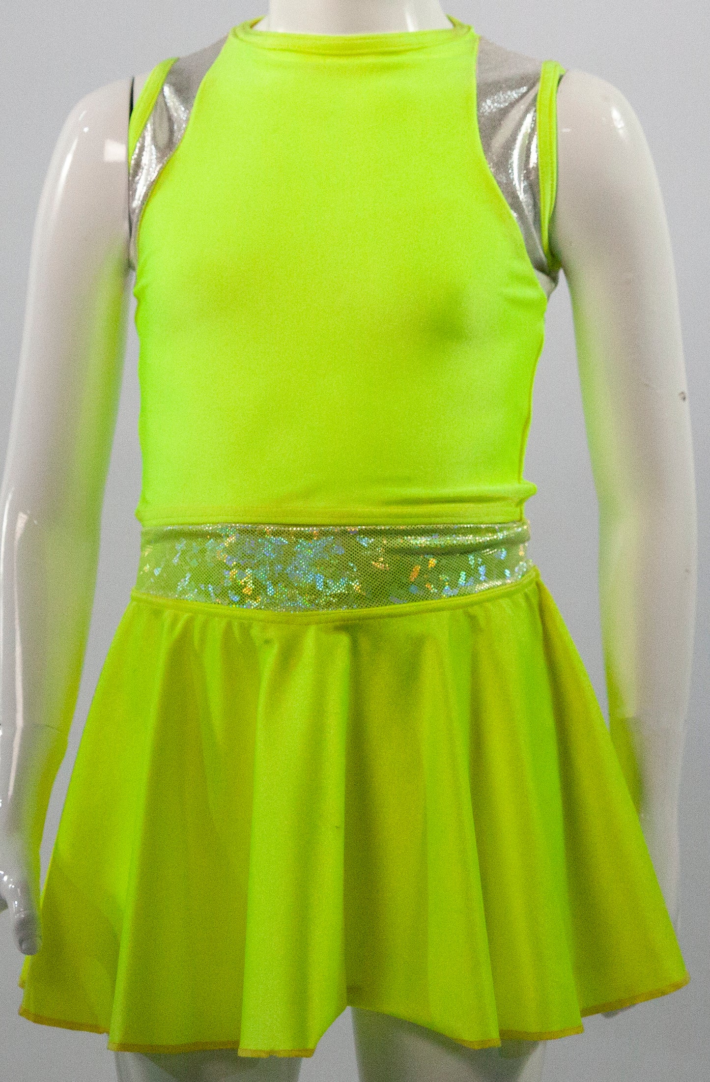 SLEEVELESS DRESS WITH ARM AND WAIST INSETS - SKU: 237 DRESS