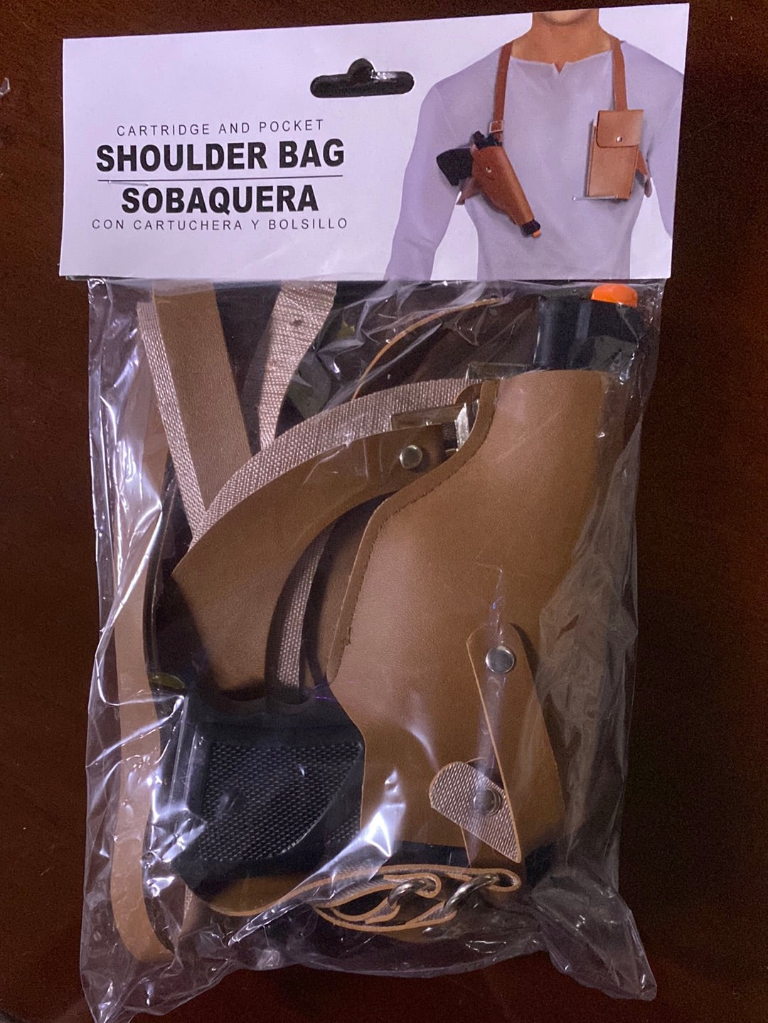 Shoulder Bag with Gun and Holster