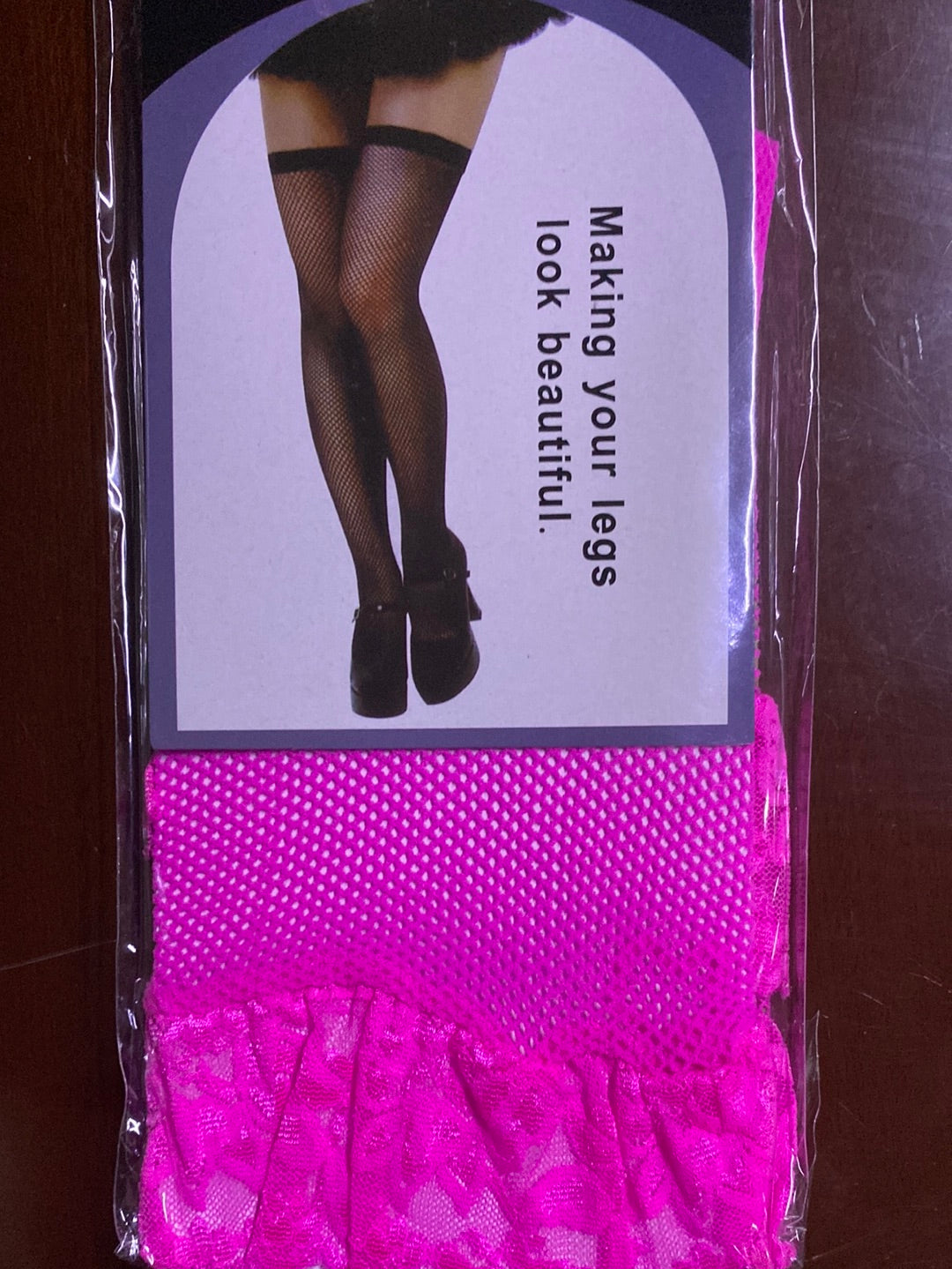 Fishnet Stockings - pink