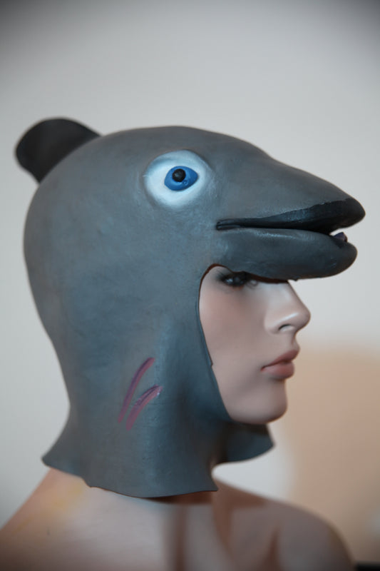 Kids Animal Latex Face Mask - Dolphin C134E