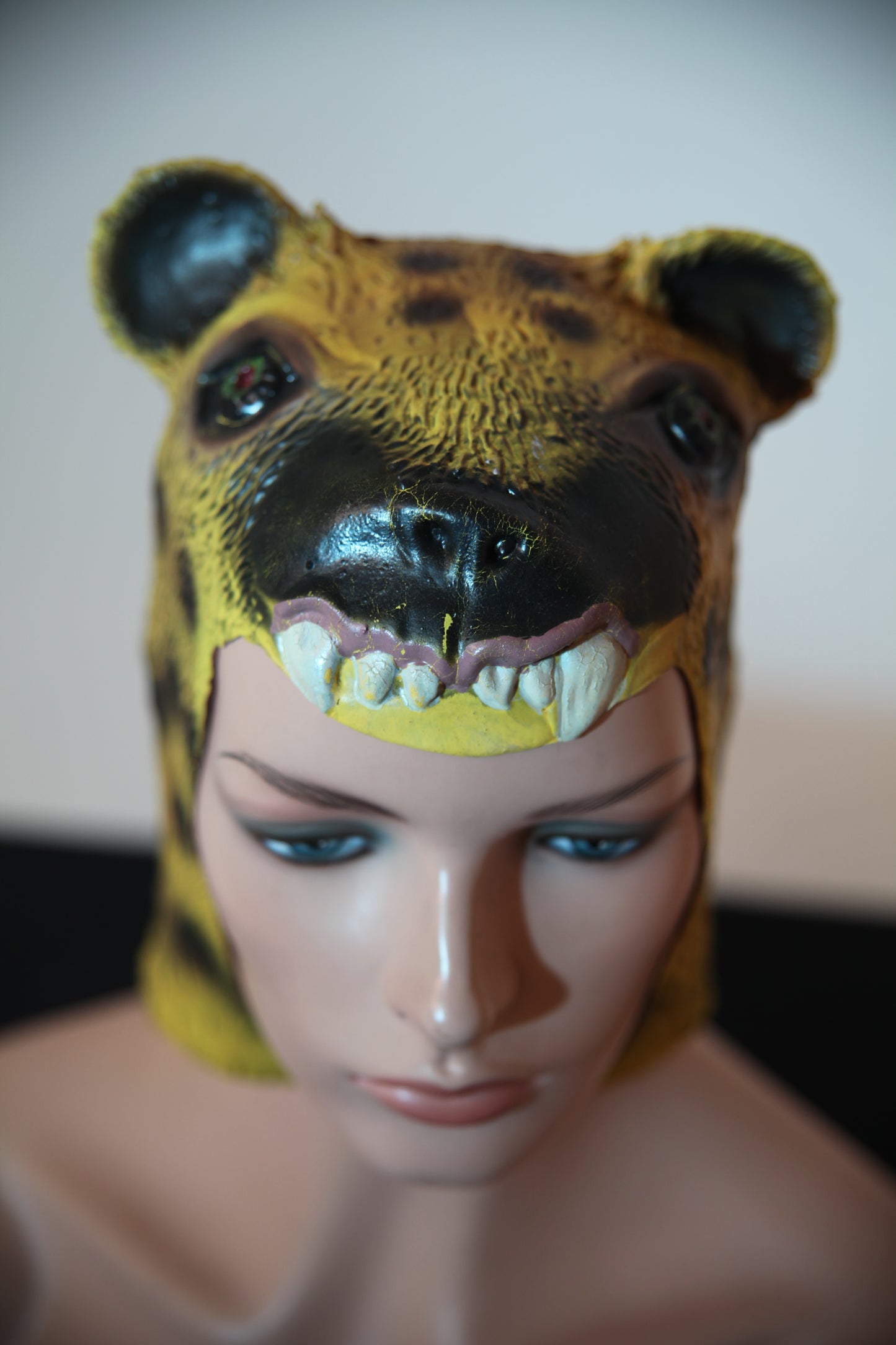 Kids Animal Latex Face Mask - Leopard C134
