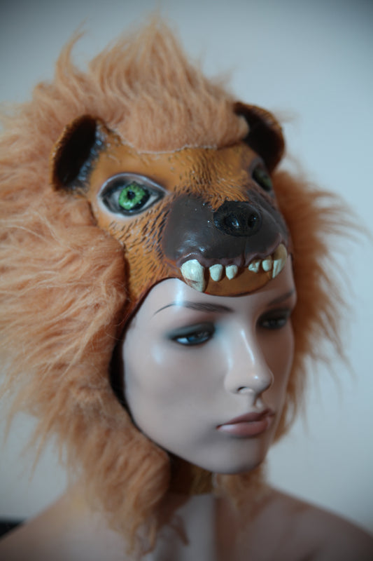 Kids Animal Latex Face Mask - Lion C134Q