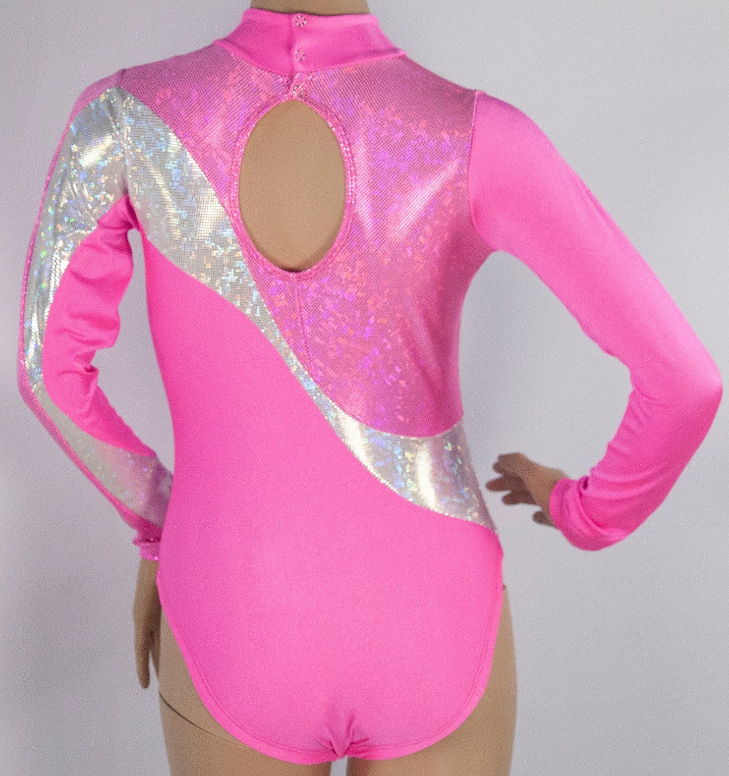 LONG SLEEVE GYMLEG POLONECK WITH INSETS - SKU: G115