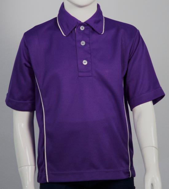 PLAIN GOLFER WITH COLLAR AND SIDE PIPING - SKU: 02D