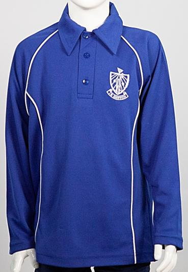 LONGSLEEVE GOLFER WITH PIPING DETAIL - SKU: 02G