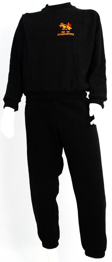 FLEECE TRACKSUIT WITH RIBTRIM TOP - SKU: 150