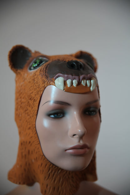 Kids Animal Latex Face Mask - Lioness C134