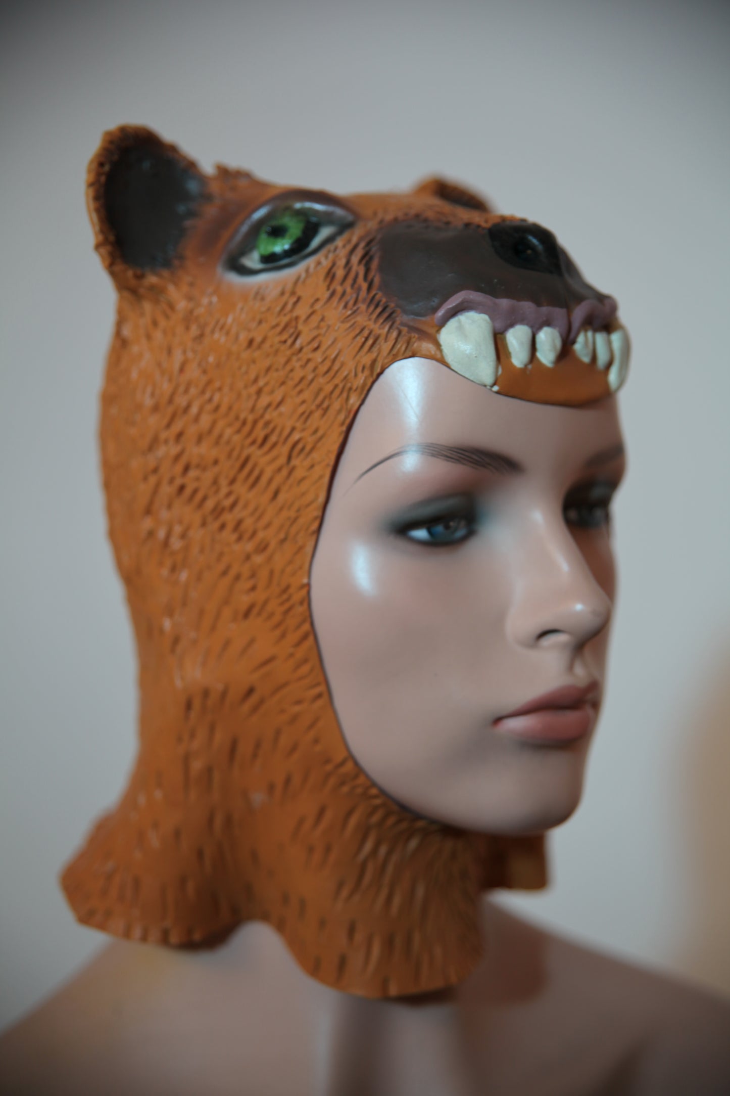 Kids Animal Latex Face Mask - Lioness C134
