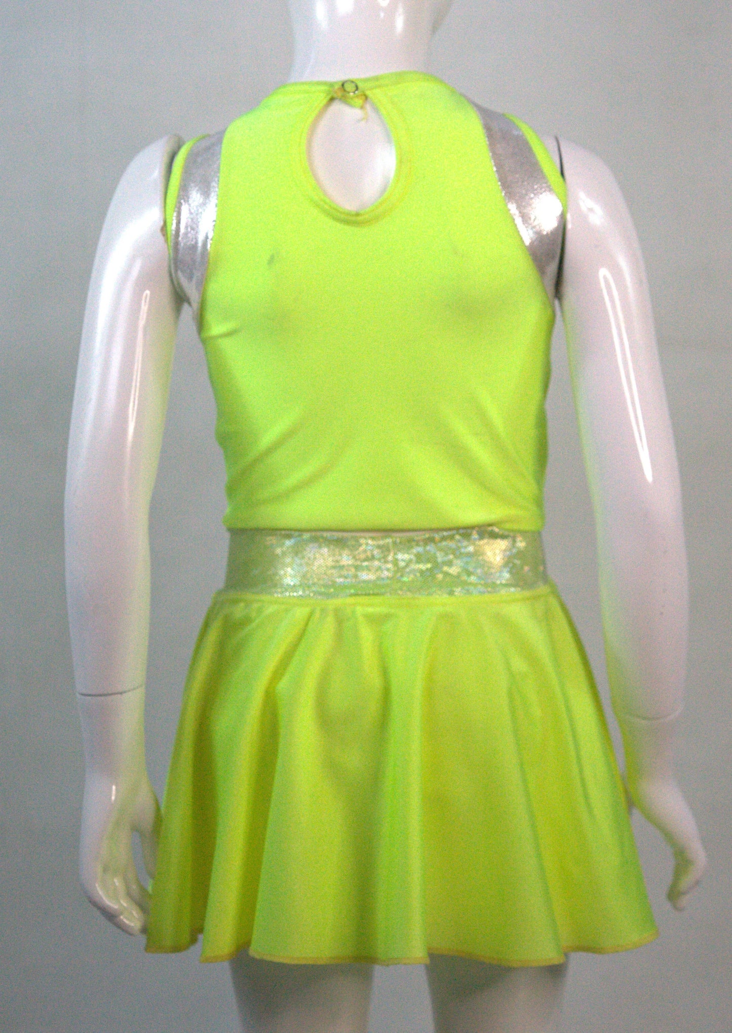 SLEEVELESS DRESS WITH ARM AND WAIST INSETS - SKU: 237 DRESS