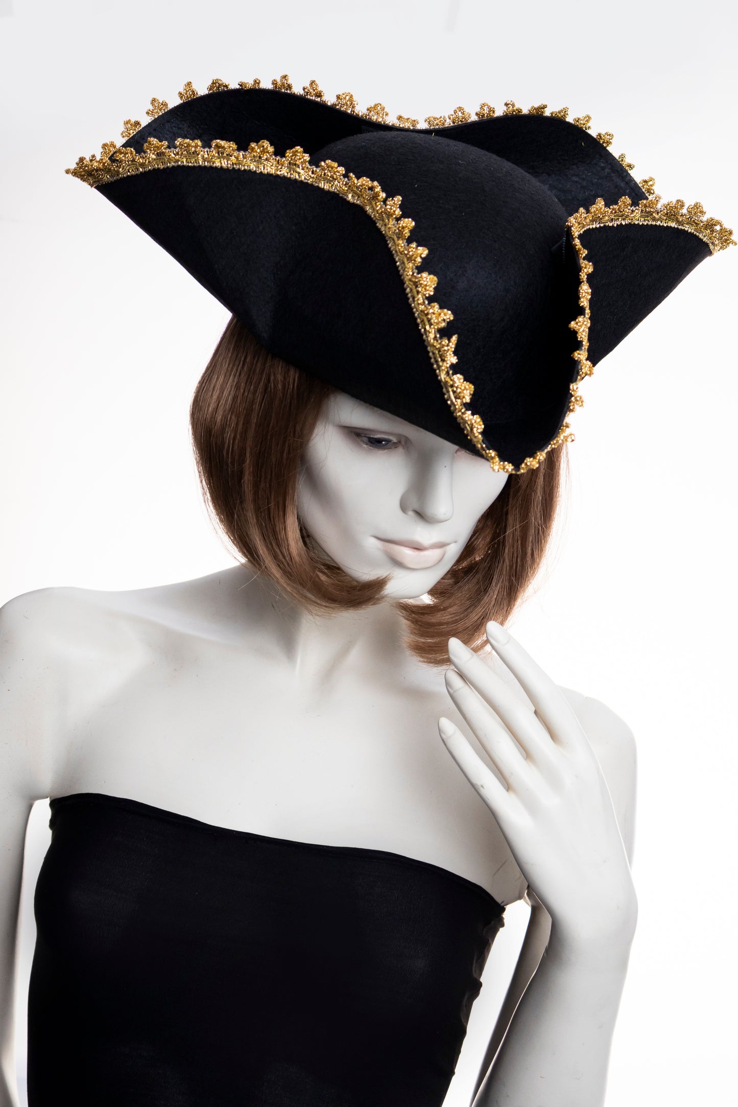 Gold Trim Buccaneer Hat