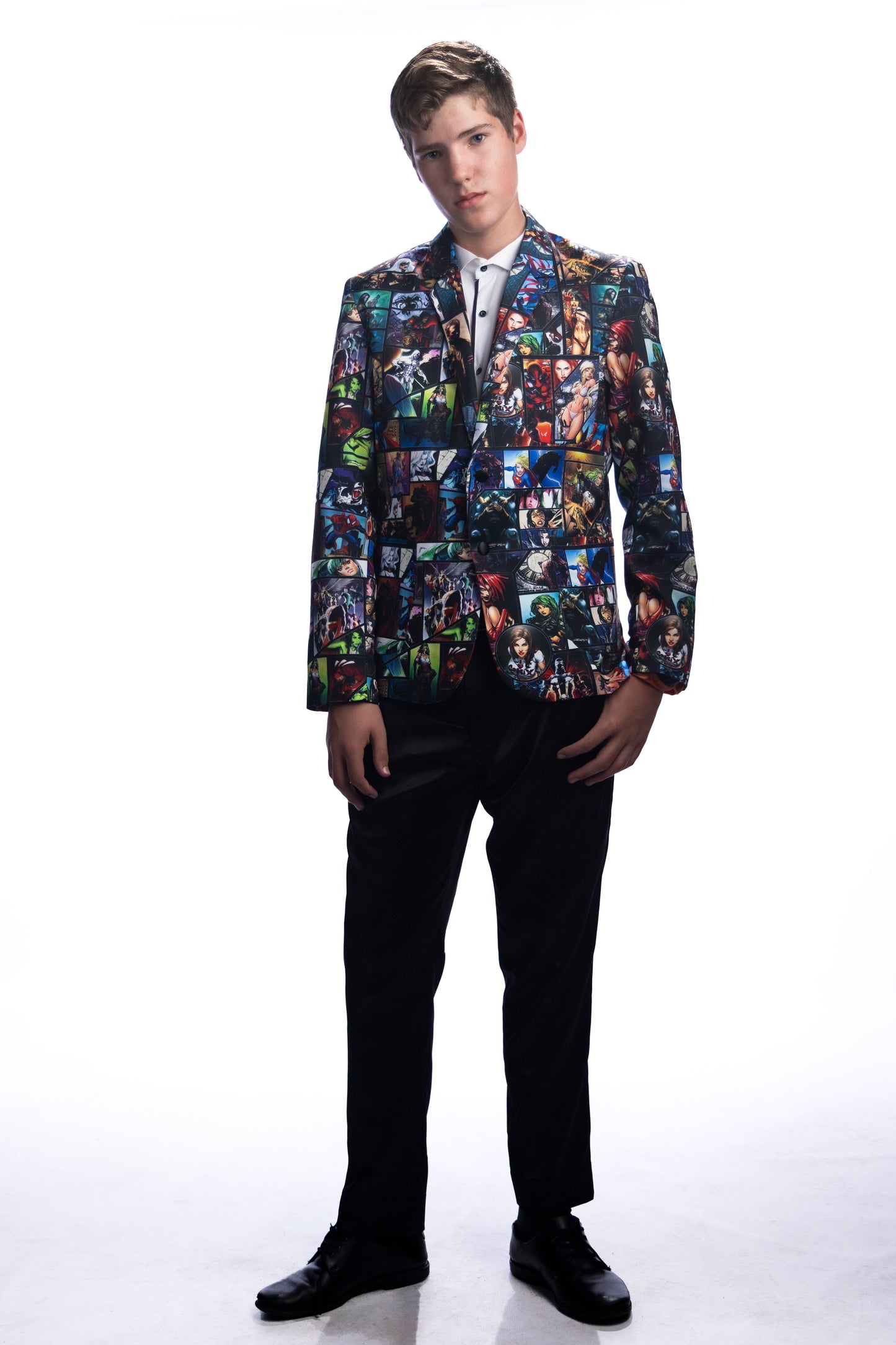 Modern Comics Designer Jacket - Dark