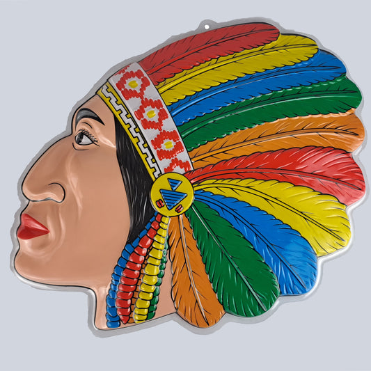 Native American Indian Face - Wall Decoration