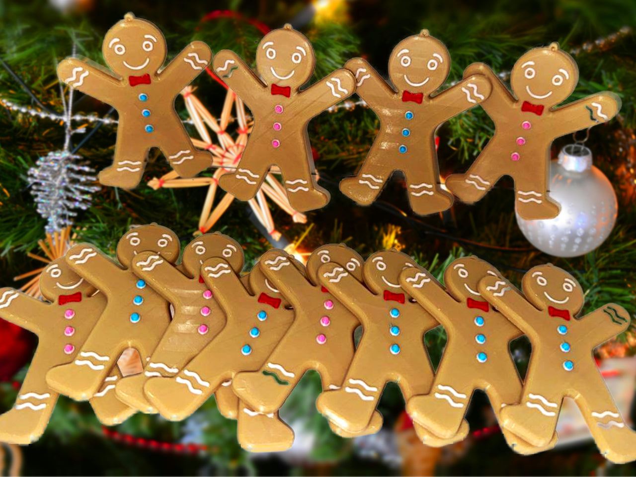 Gingerbread Man - Christmas Tree Decoration