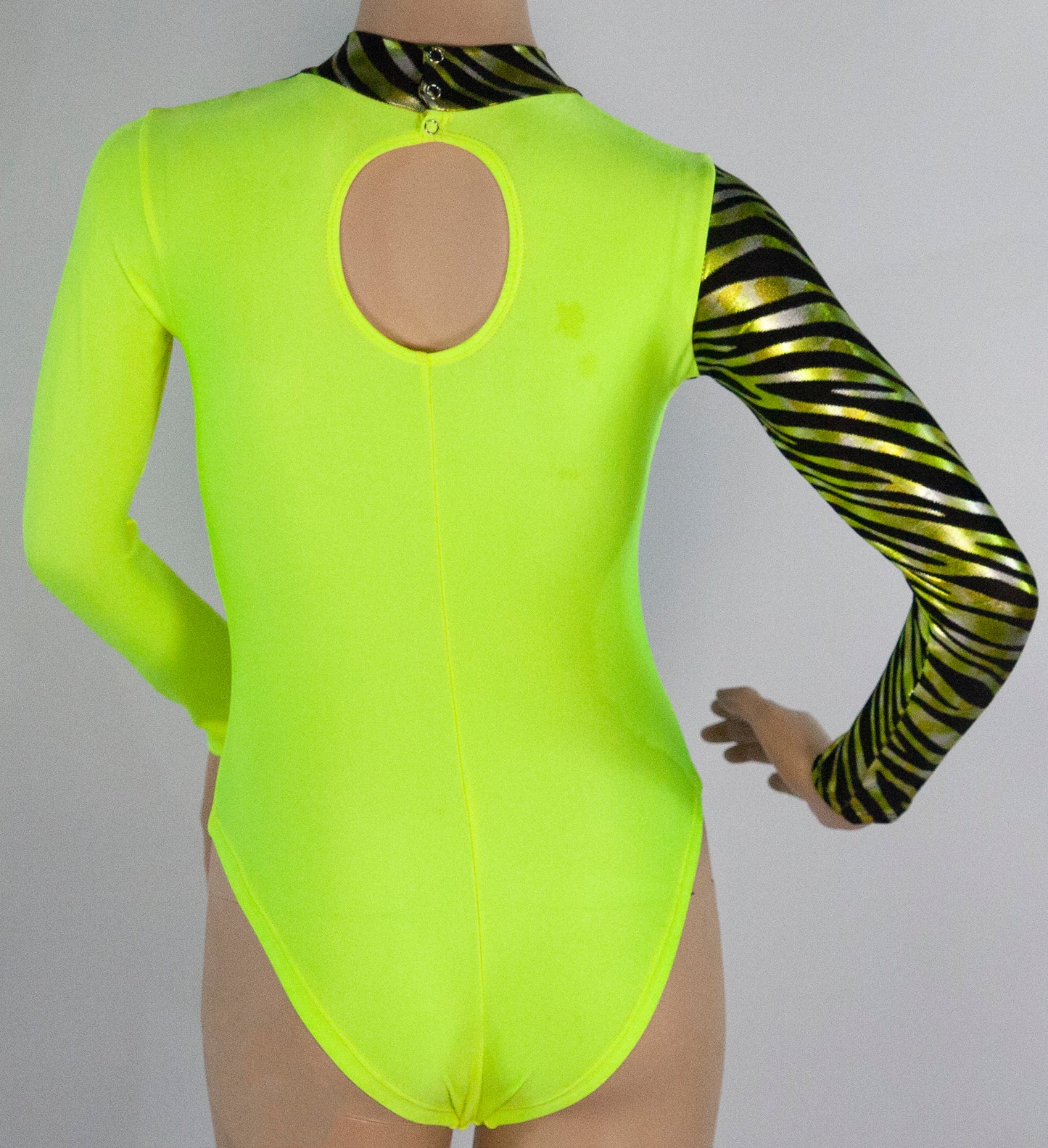 LONG SLEEVE POLO GYM LEOTARD - SKU: G117