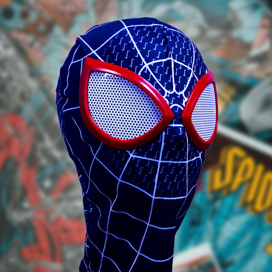 Into the Spider-Verse Mask - Miles Morales Spider-Man (Black & Red)