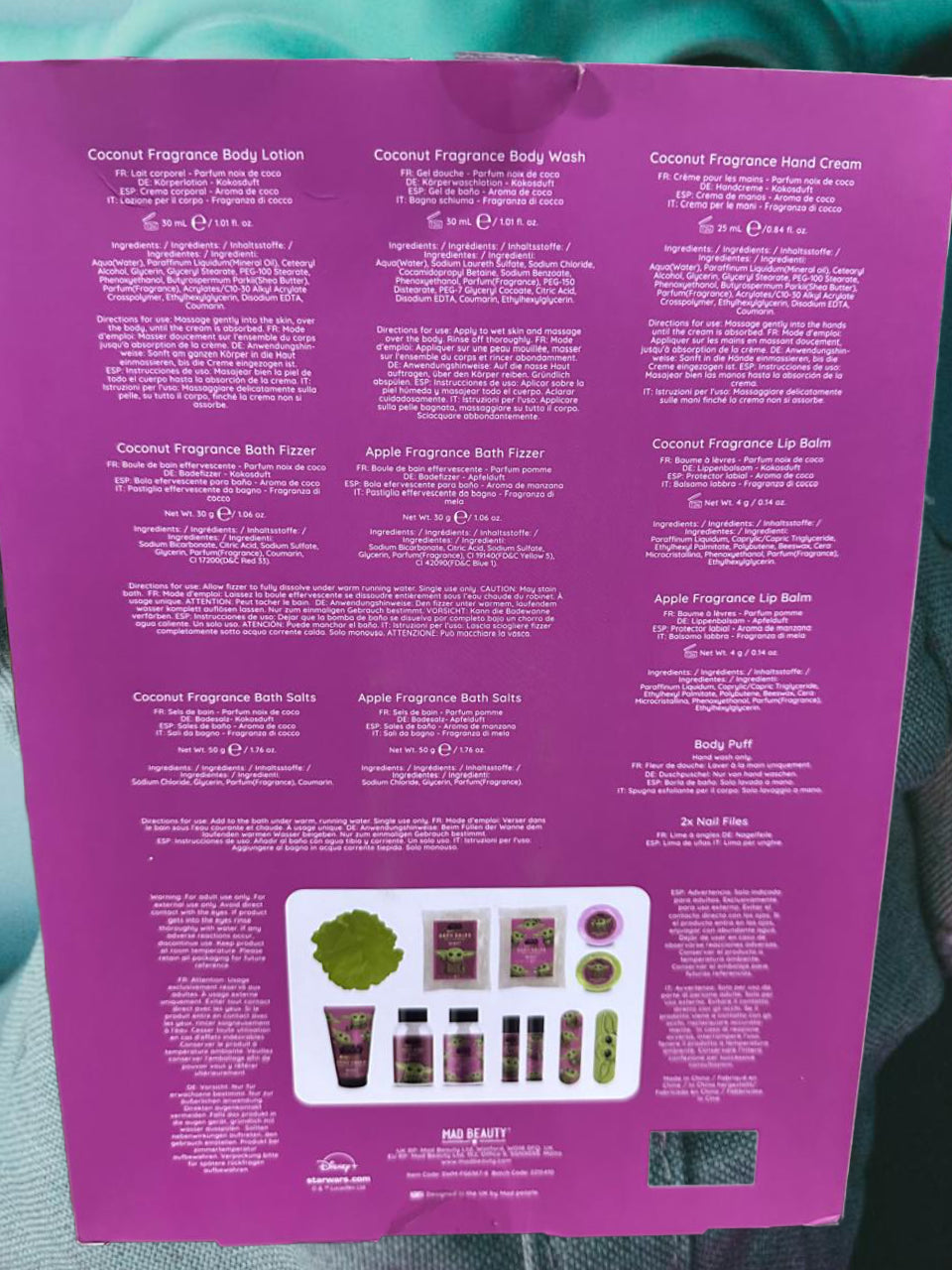 Star Wars / Mandalorian - 12 Days of Bath & Body Advent Calendar