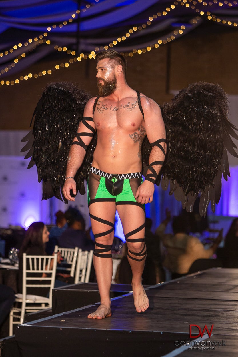 Green and Black Men's Designer Pageant Underwear