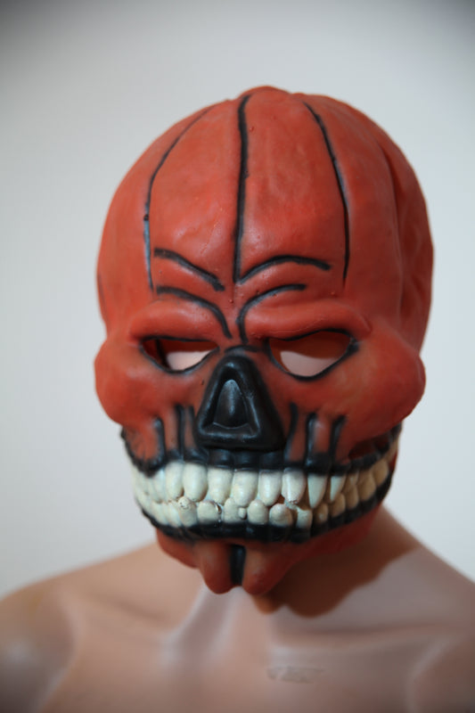 Pumpkin Head Latex Mask (C94)