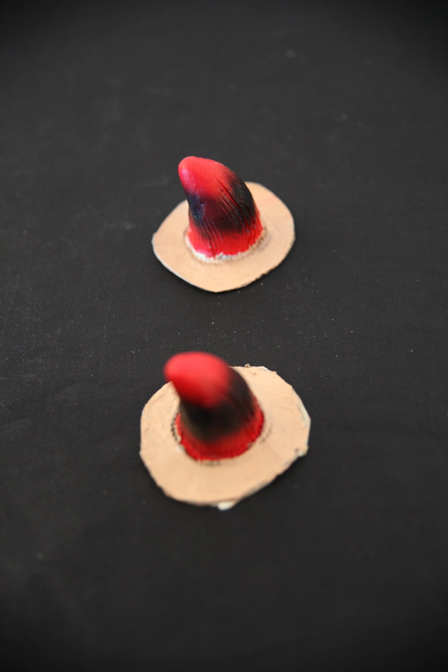 Red and Black Demon Latex Horns