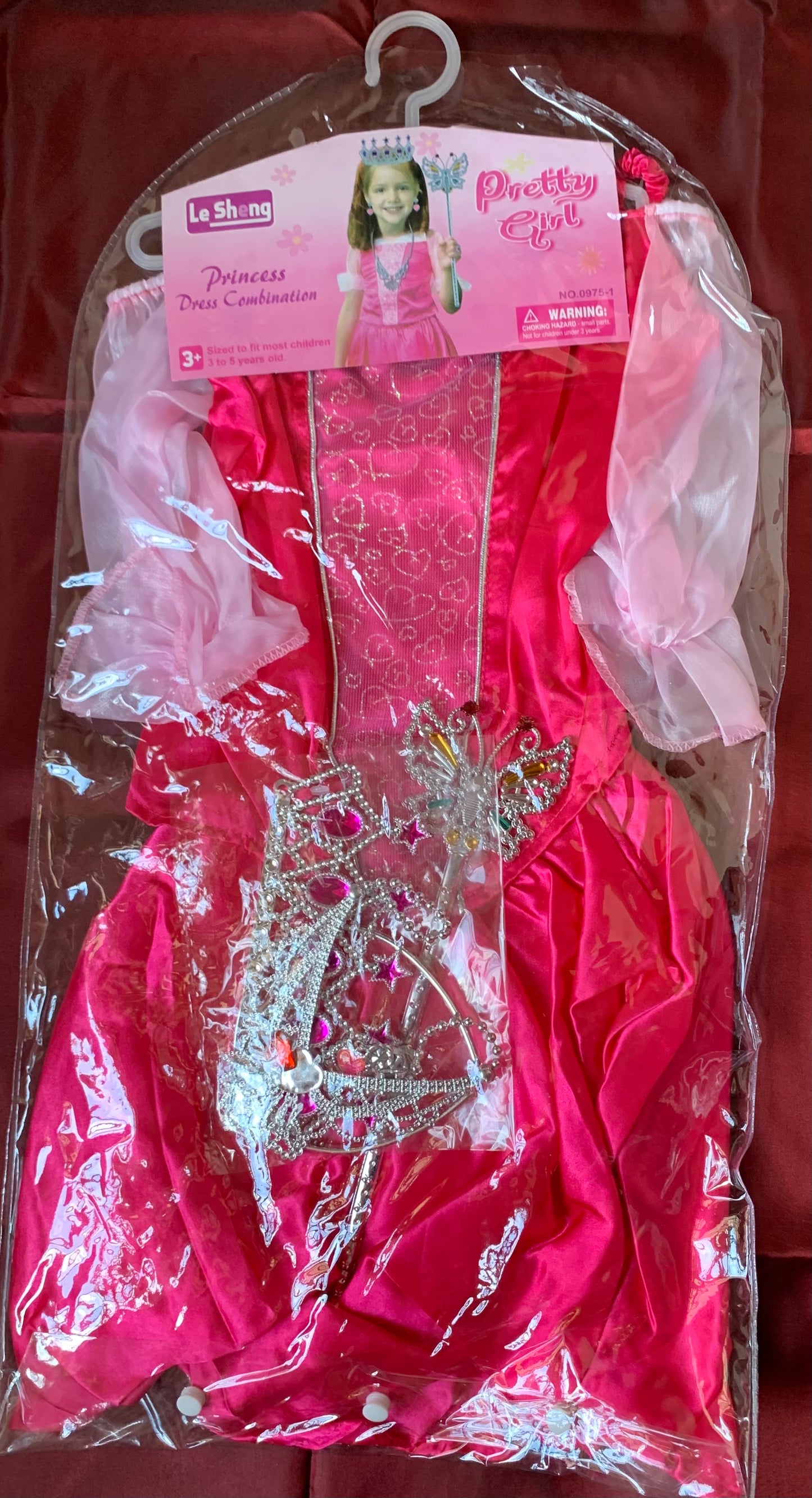 Kiddies Instant Princess Costume Pink