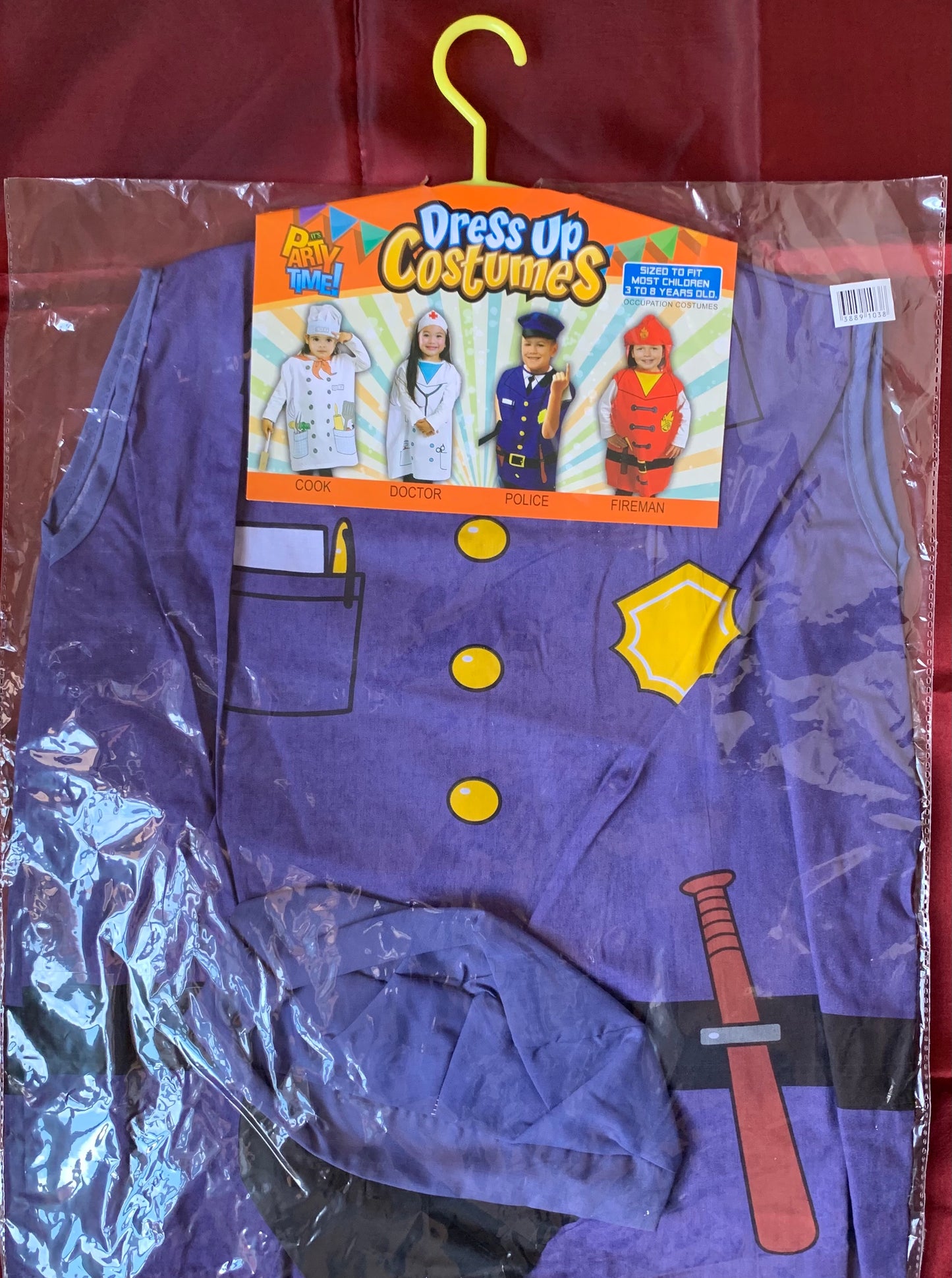 Kiddies Instant Police Costume