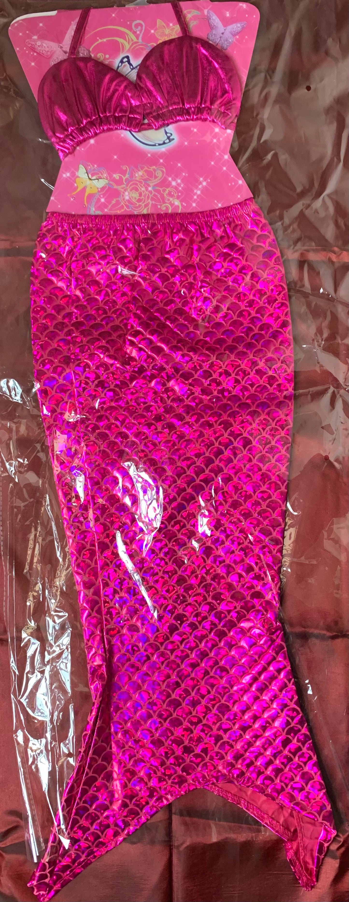 Kiddies Instant Mermaid Costume Pink