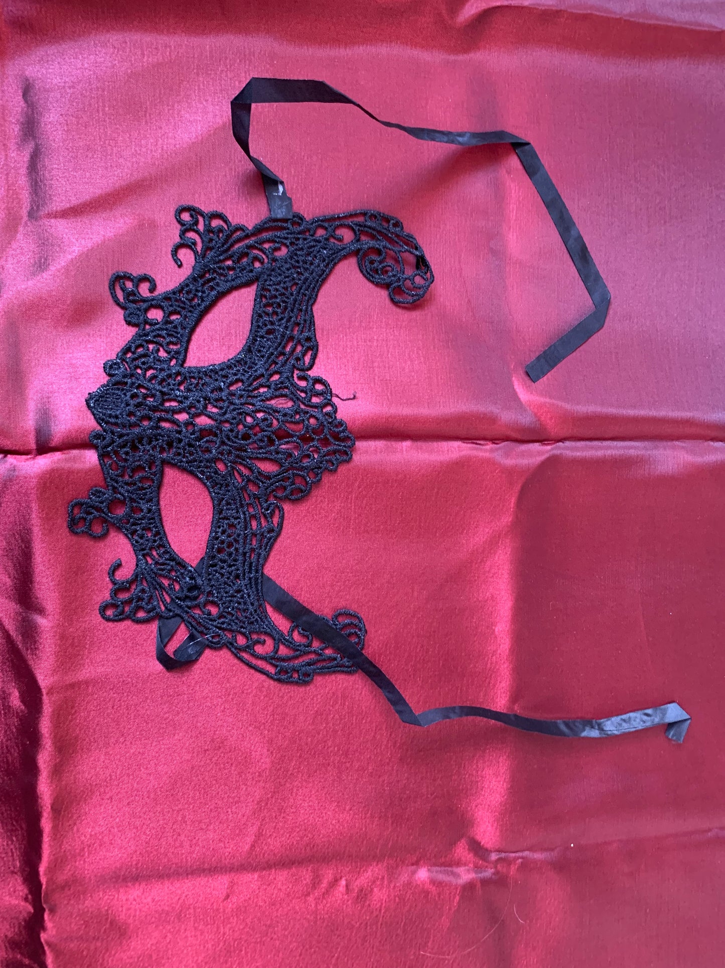 Lace Masquerade Mask Black