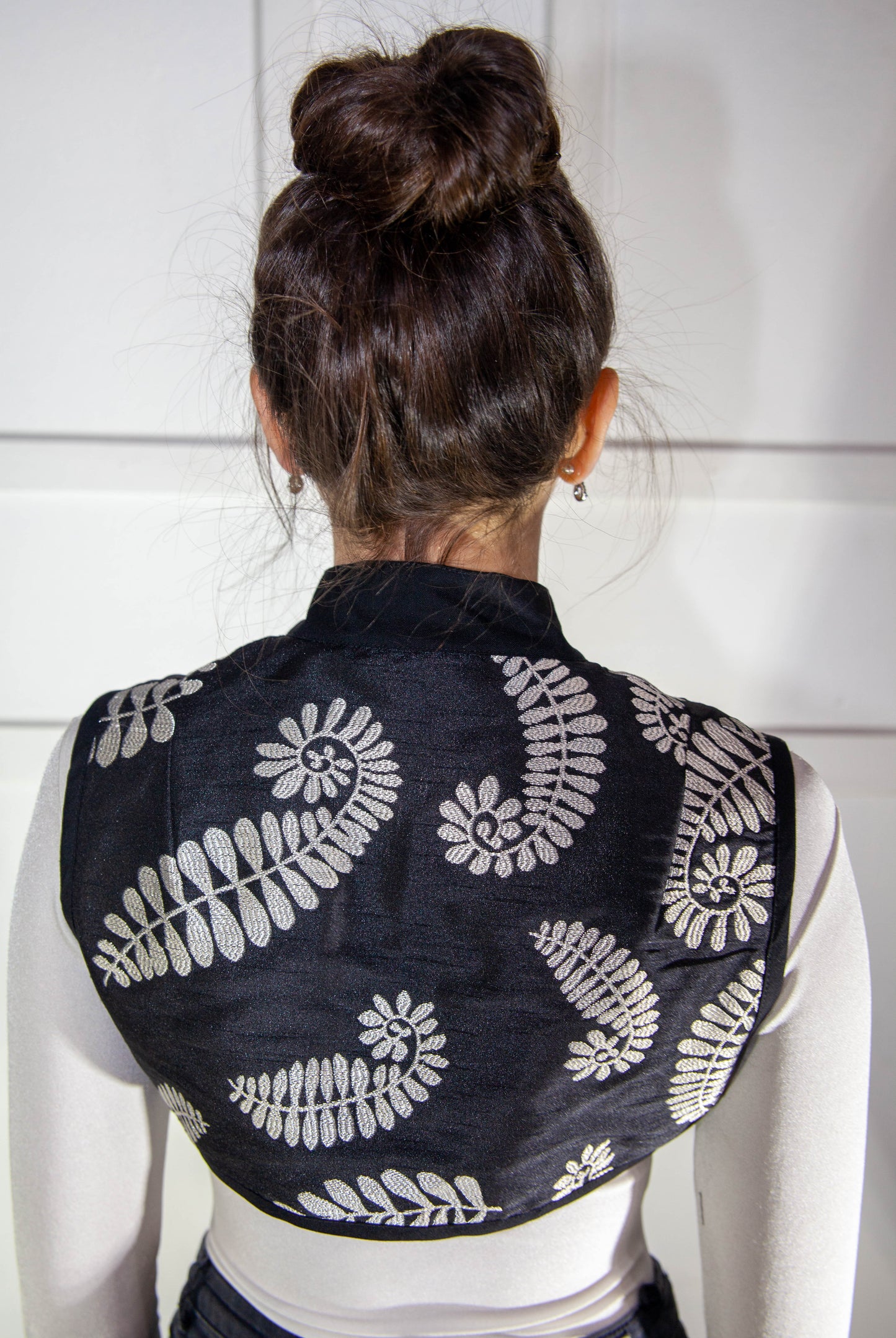 Waistcoat - Black and Silver