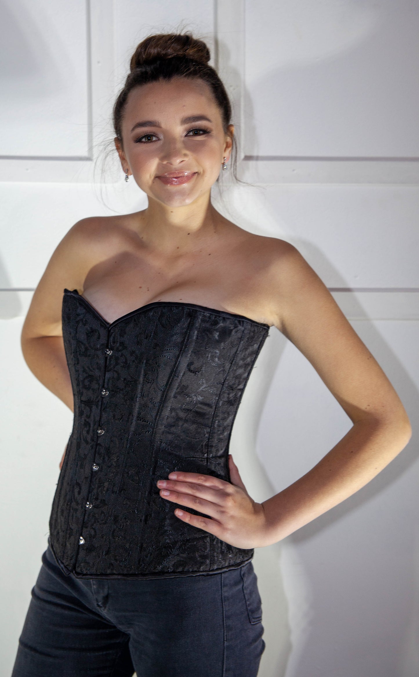 Corset - Classic Brocade Black