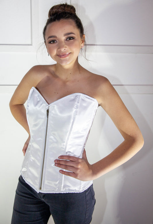 Corset - White Satin