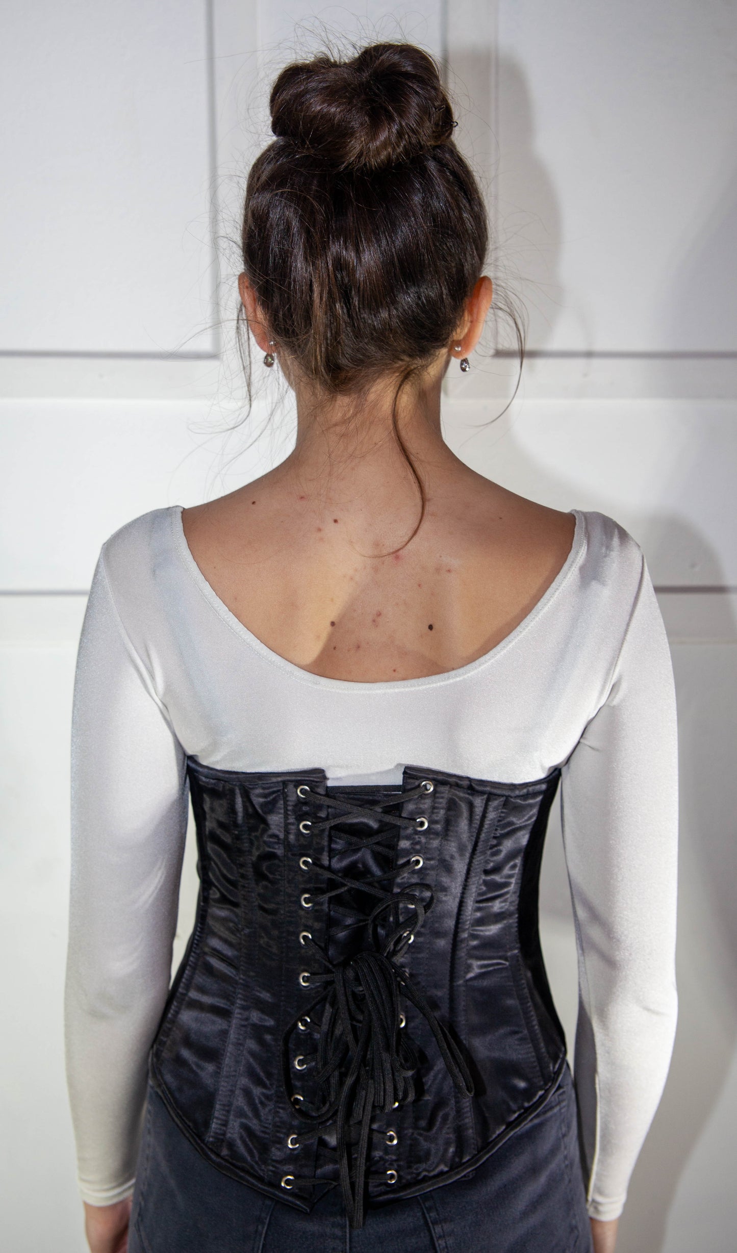 Corset- Black Satin Underbust