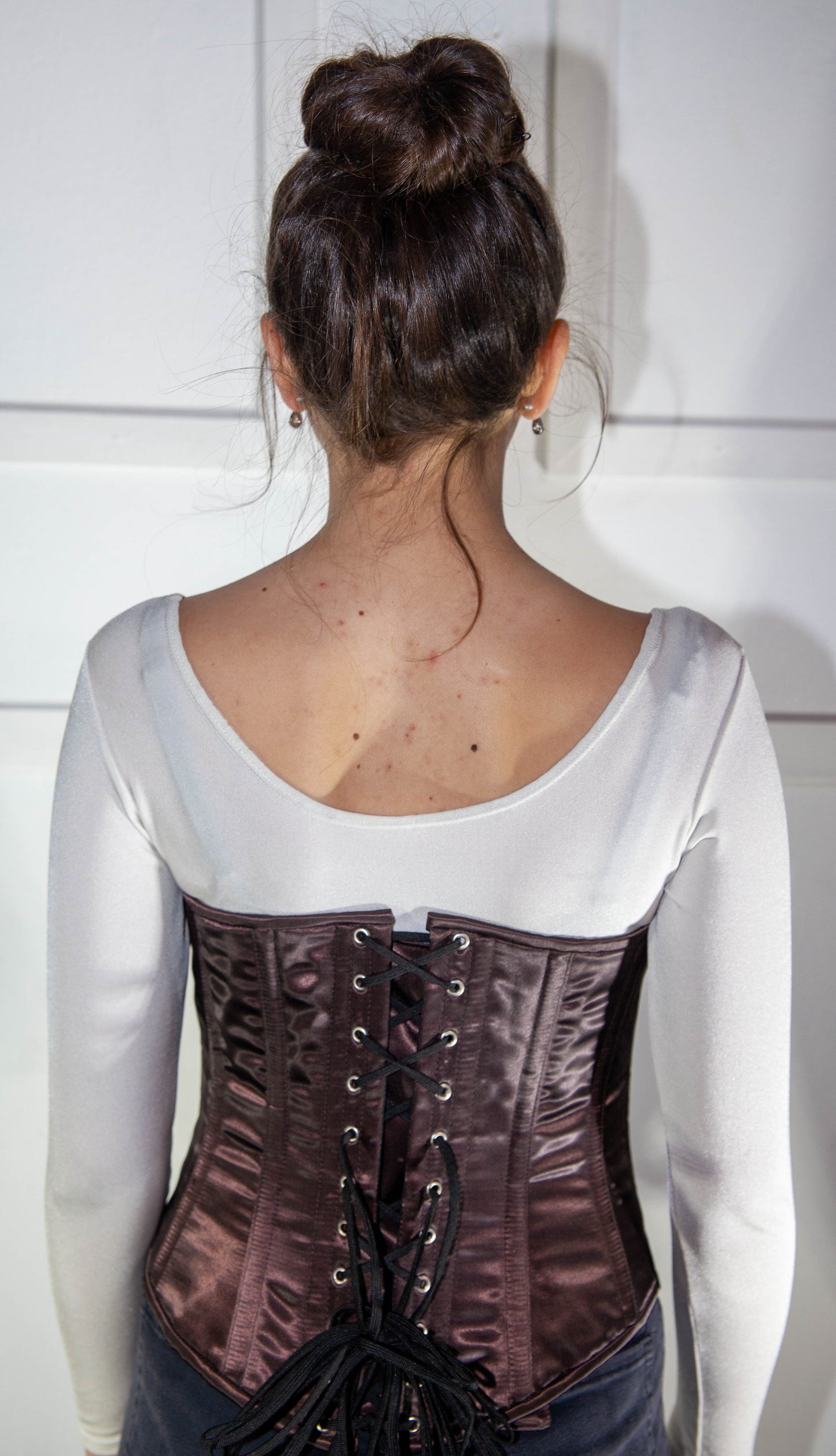 Corset - Brown Satin Underbust
