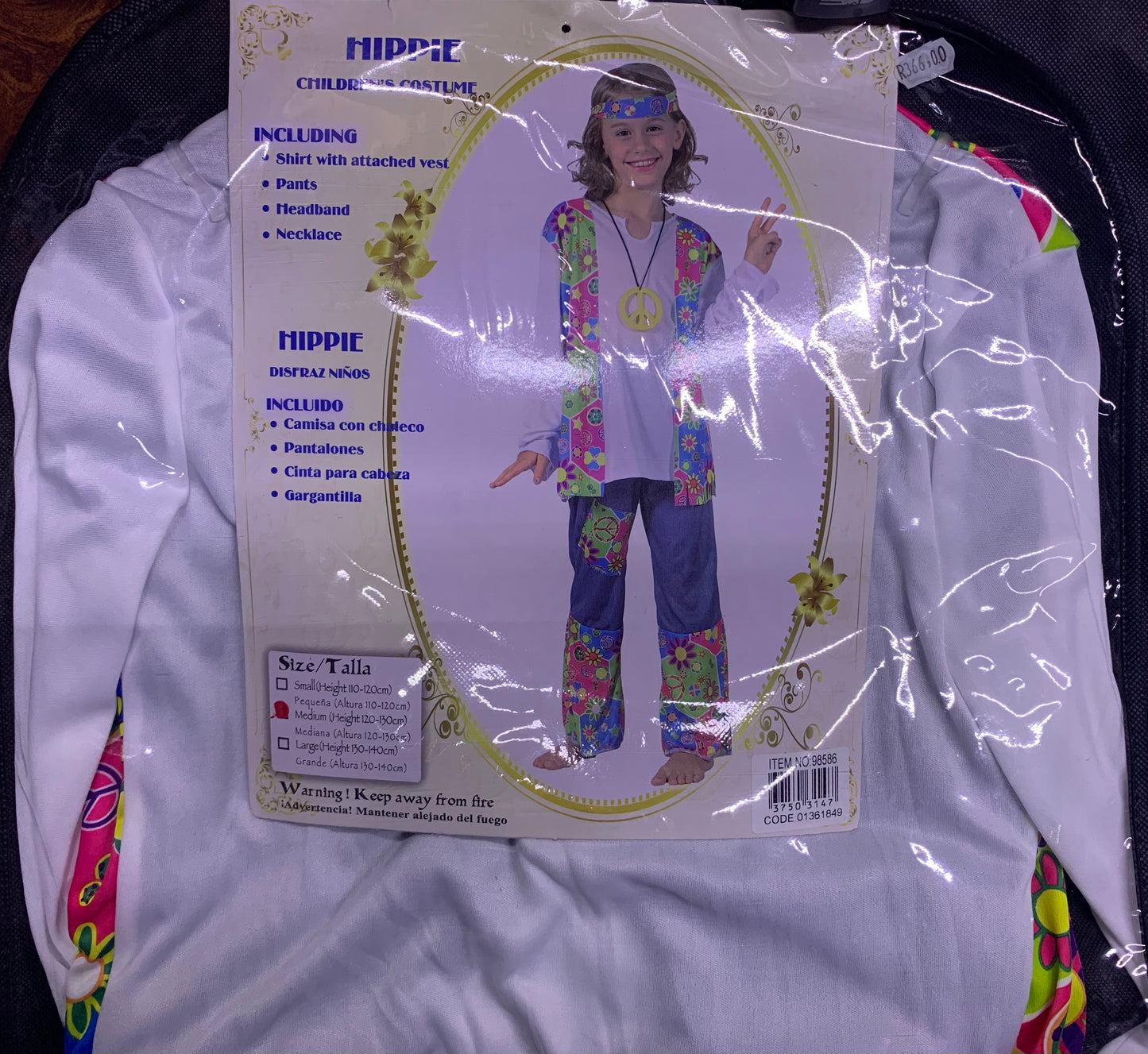 Kiddies Instant Hippie Costume