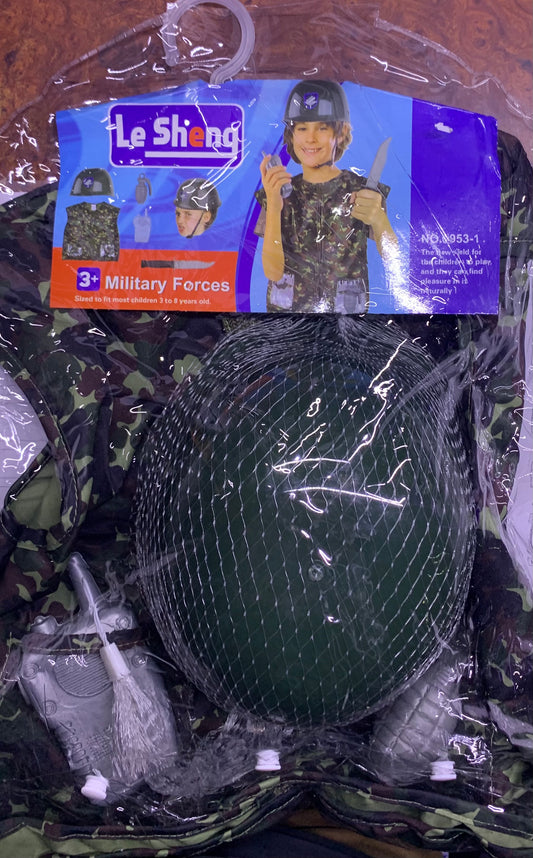 Kiddies Instant Military Force Costume