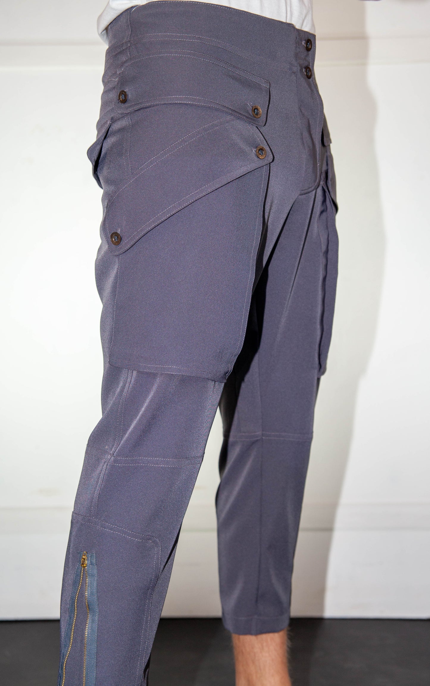Horse Riding 3/4 Grey Trousers