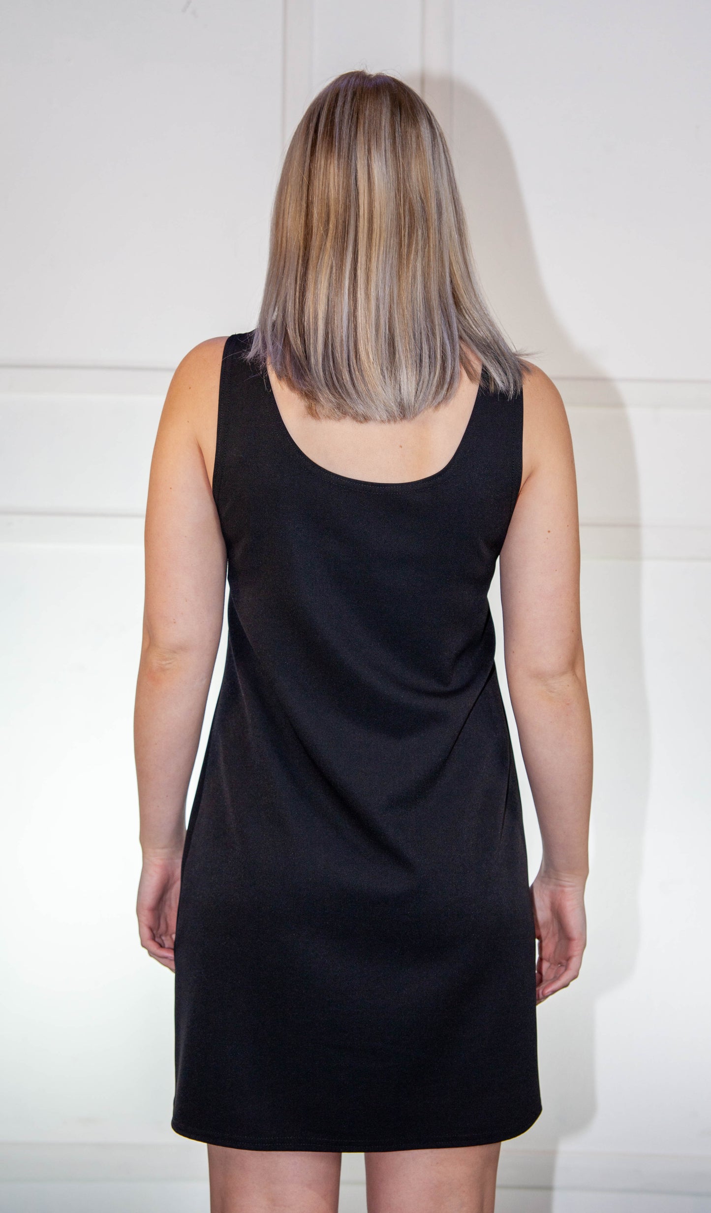 Ladies Long Vest - Black