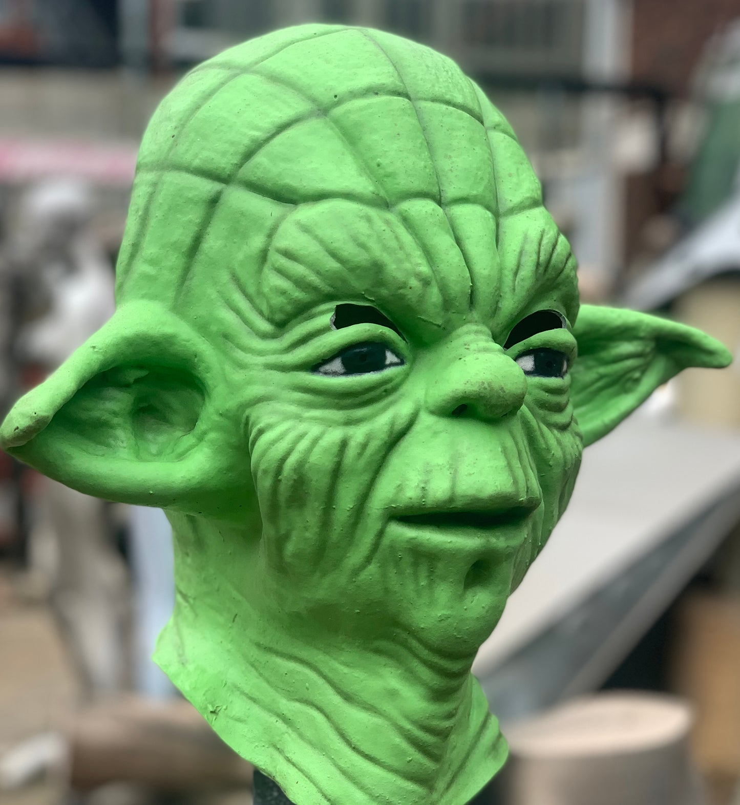 Green Sci-Fi Alien Latex Monster (C76)