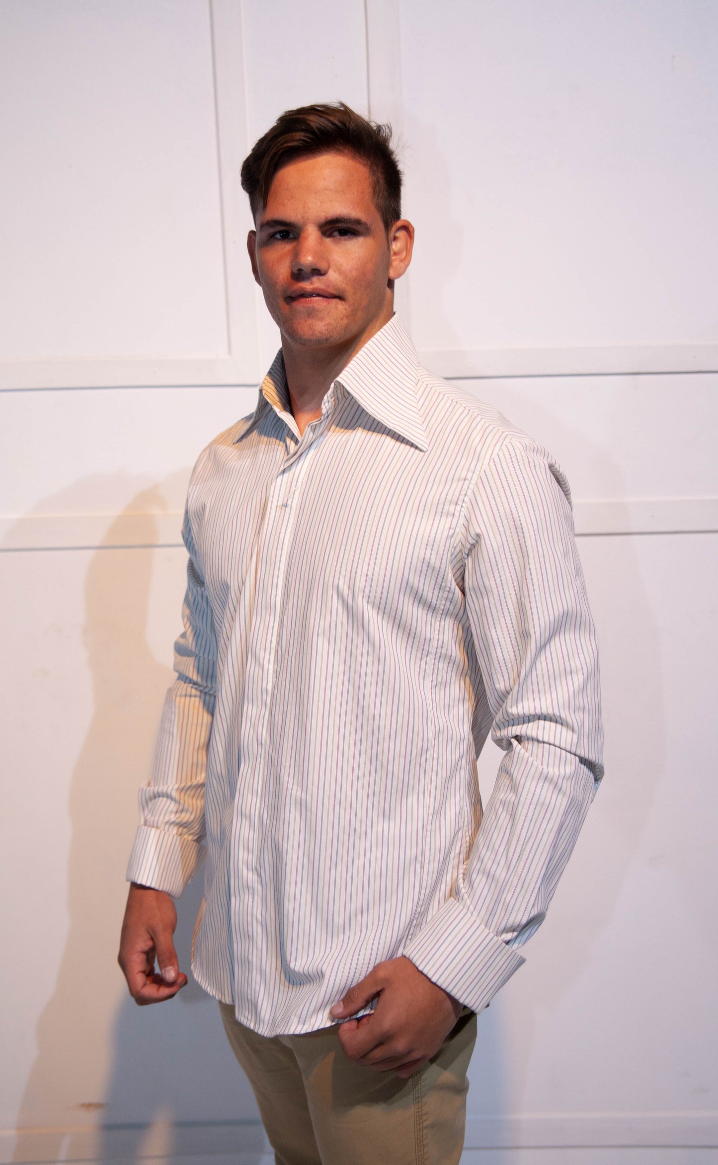 Mens Formal Shirt - Stoompomp White