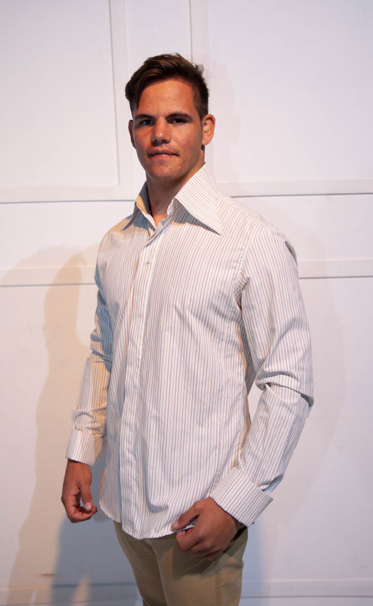 Mens Formal Shirt - Stoompomp White