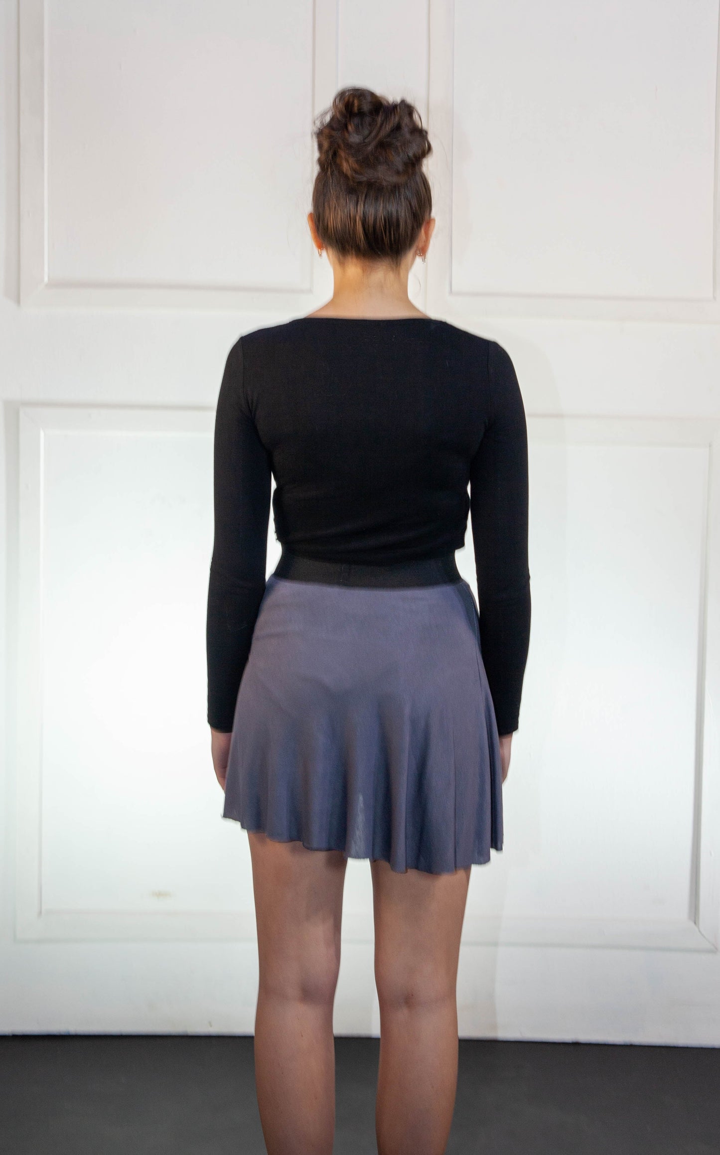 Skirt - Grey Flair Short