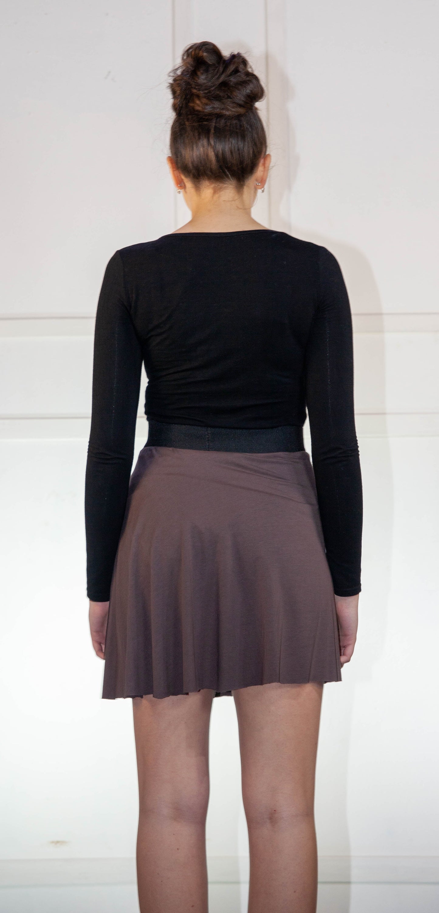 Skirt - Brown Flair Short