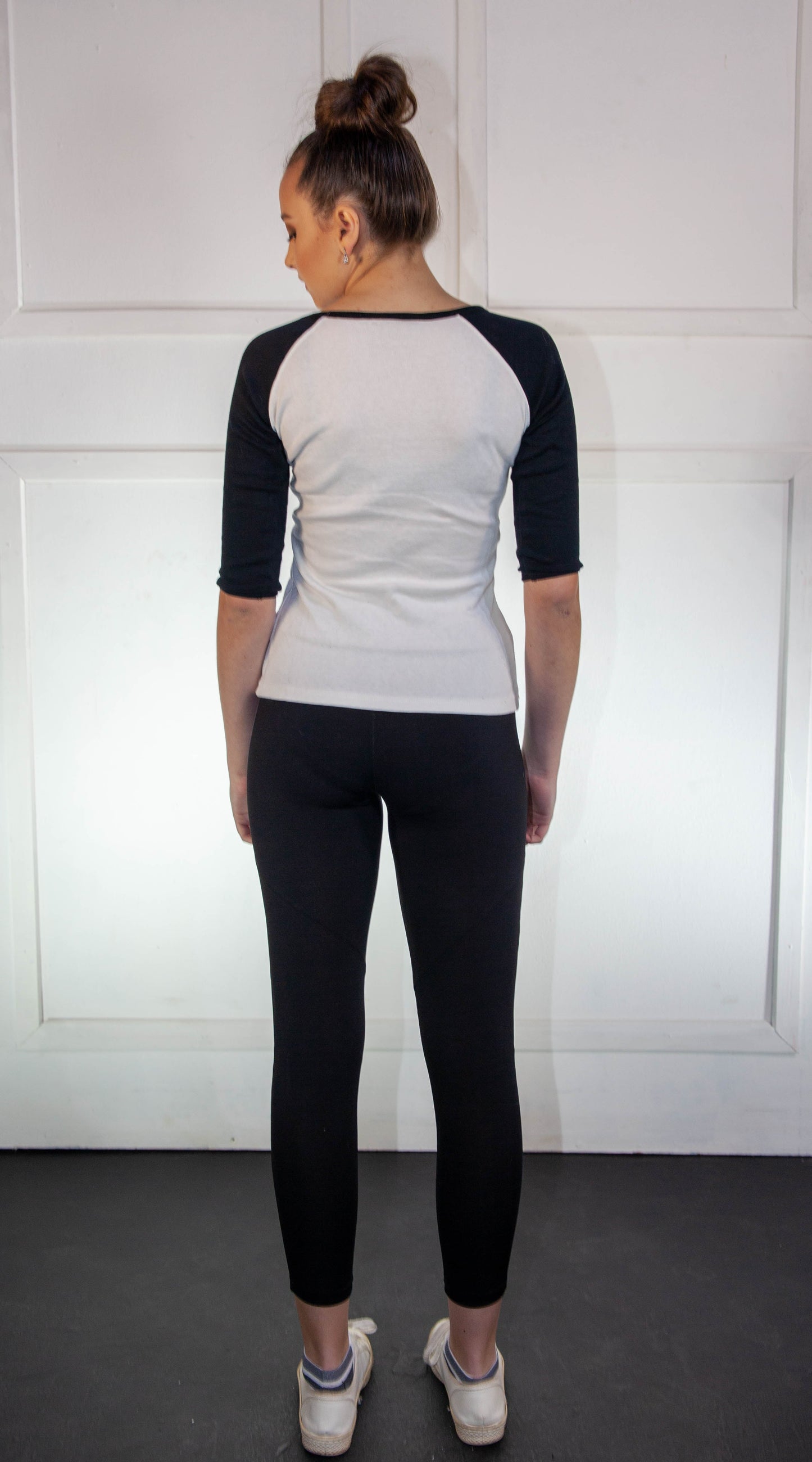 Leggings - Black Leather and Lace