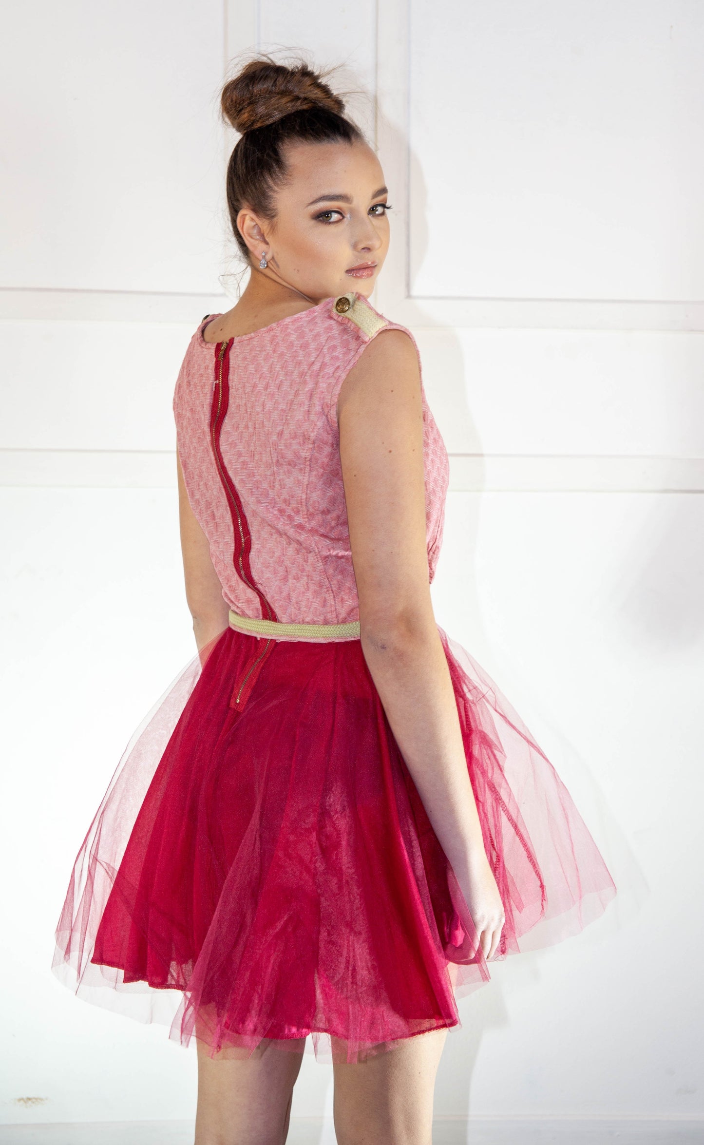 Summer Dress - Pink & Red