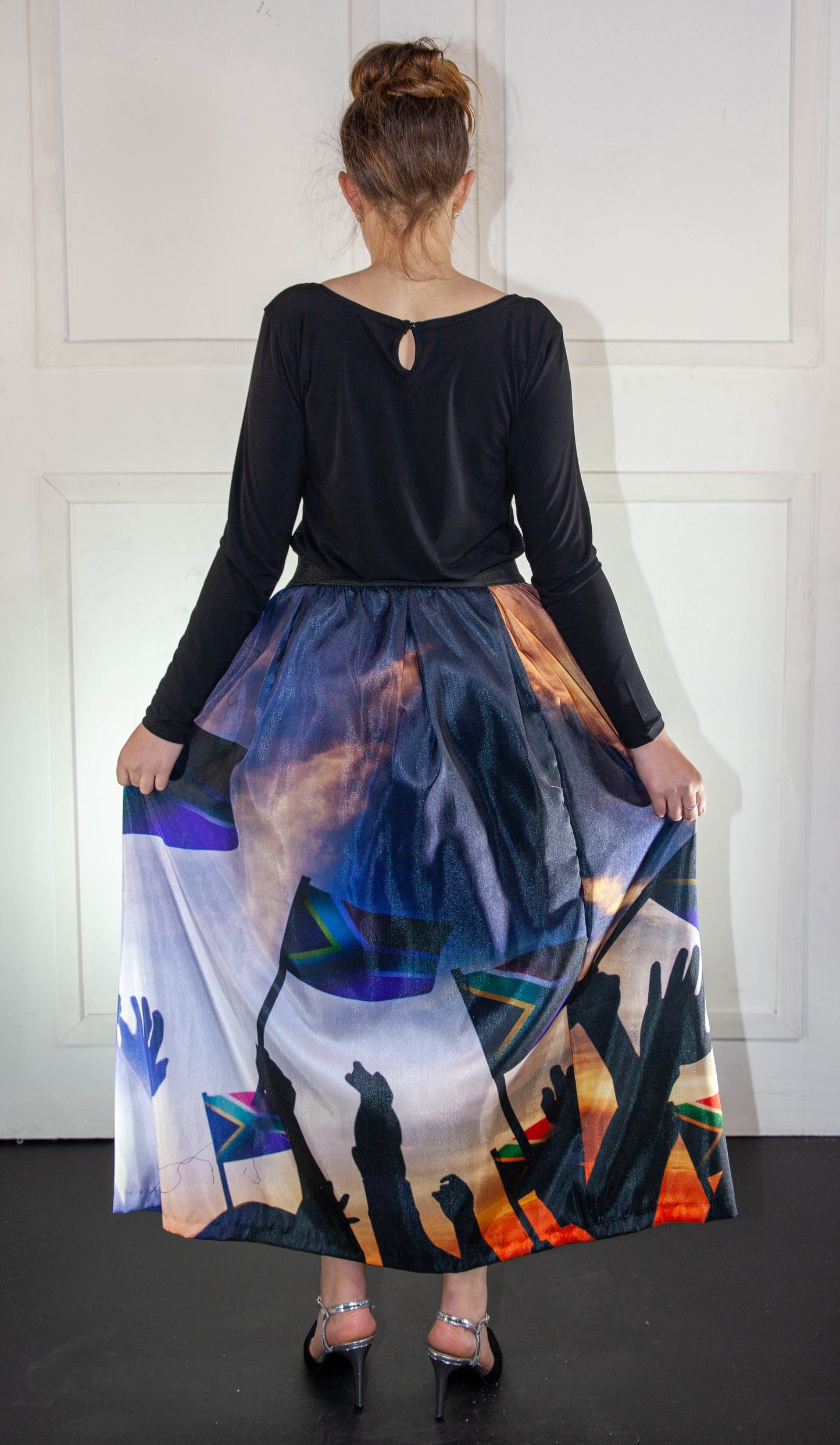 Skirt - Long South African Printed Flag