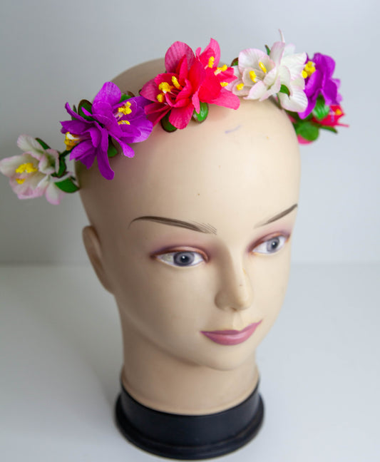 Multicolour Flower Headband