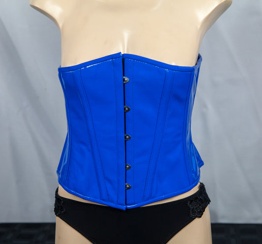 Corset - Blue Glossy Stoompomp