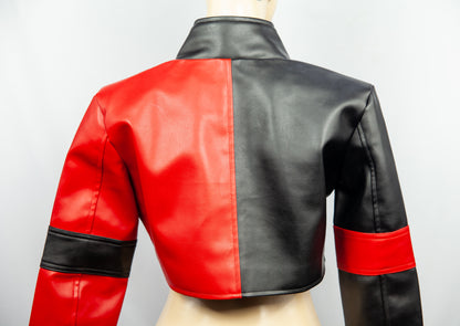 Harlequin Style Leather Jacket