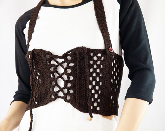Stoompomp Knitted Underbust Waist Coat