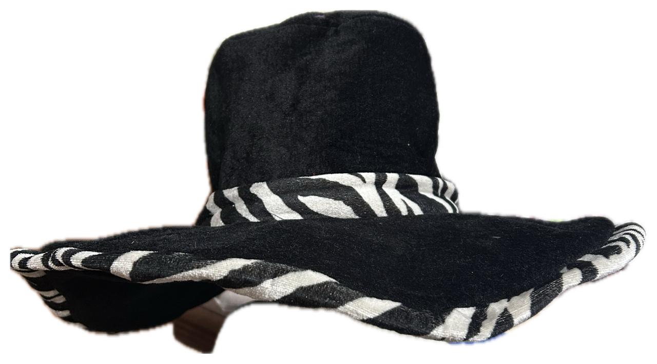 Velvet Zebra hat